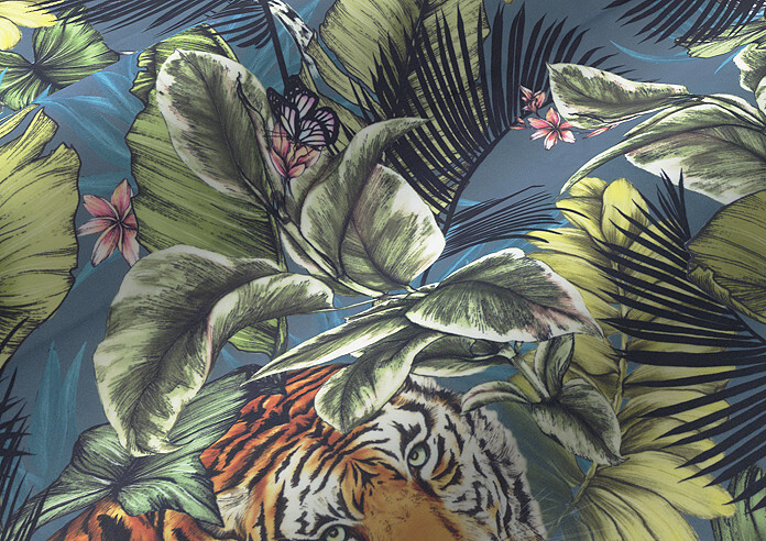 Bengal Tiger, Twilight - Made to Measure Curtains - Image 4
